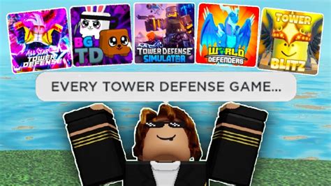 I Played EVERY Roblox TOWER DEFENSE GAME in ONE VIDEO! - YouTube