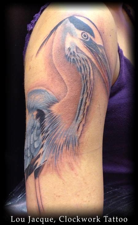 Tattoos Great blue heron … | Heron tattoo, Tattoos, Blue heron