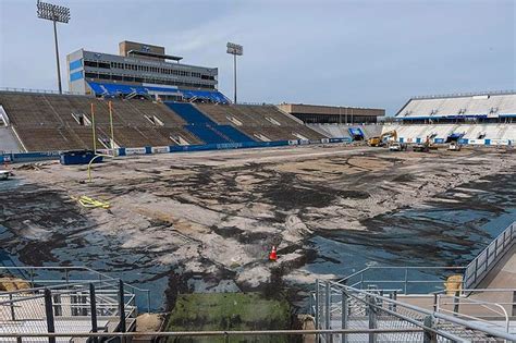 Resurfacing Floyd Stadium! #MTSU #trueblue #blueraiders # ...