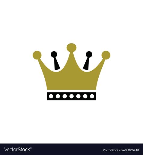 King crown logo Royalty Free Vector Image - VectorStock