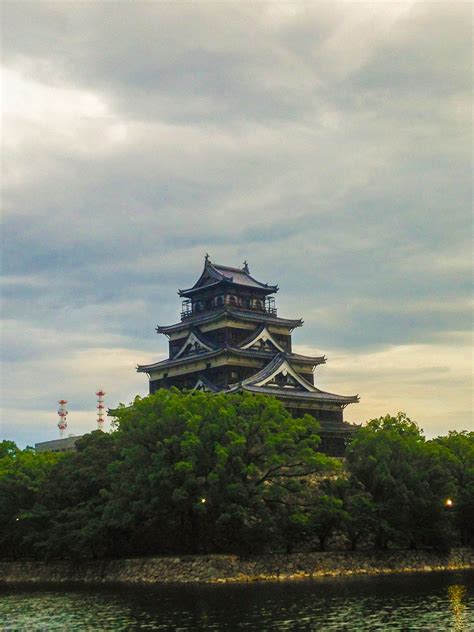 Hiroshima Castle Museum, a historic site dating back to 1589 and rebuilt in 1958. #japan # ...