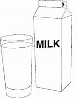 Milk Coloring Pages Carton Clipart Colouring Outline Drawing Dairy Jug  sketch template
