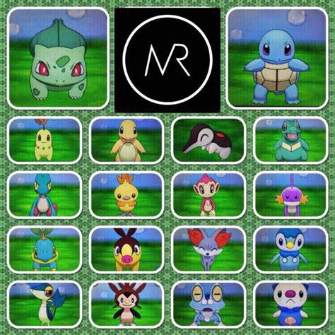 [Special Offer] Best Competitive All 18 Gen 1-6 Shiny Starters Pokemon X, Y, Omega Ruby & Alpha ...