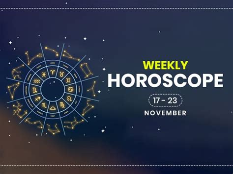 Weekly Horoscope: 17 November To 23 November - Boldsky.com