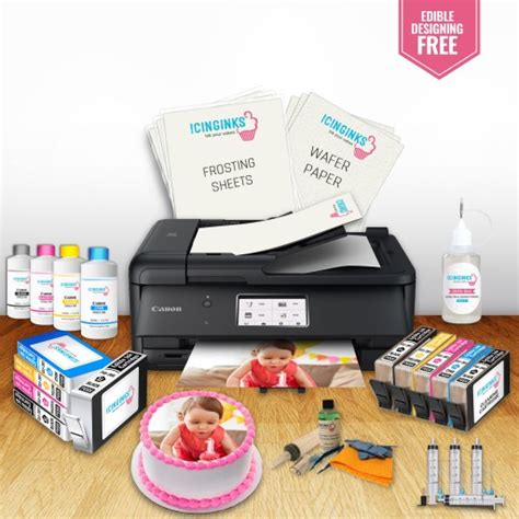 High-Resolution Professional v2.0 Edible Printer Bundle Package | Cake ...