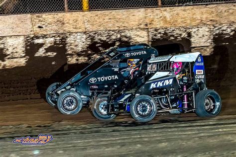 BangShift.com Kyle Larson and Christopher Bell Duke It Out At USAC ...