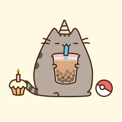 Birthday Pusheen, Emory ? on ArtStation at https://www.artstation.com/artwork/vBm2x | Pusheen ...