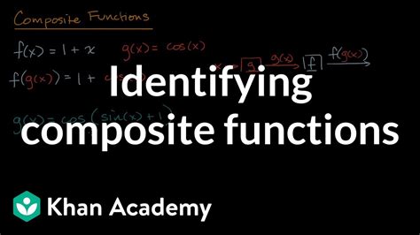 Identifying composite functions | Derivative rules | AP Calculus AB ...