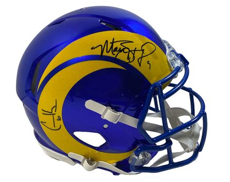 Matthew Stafford & Cooper Kupp Signed Rams Full-Size Authentic On-Field Super Bowl LVI Champions ...