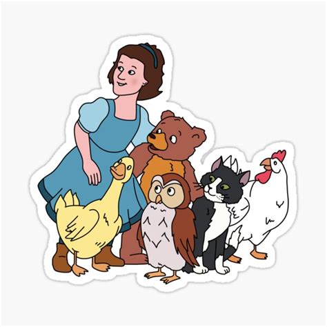 "Little Bear, Emily, and Friends Fan Art" Sticker for Sale by Ethereal ...