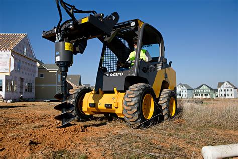 Volvo MC115C Skid Steer with Auger | Volvo skid steers (skid… | Flickr