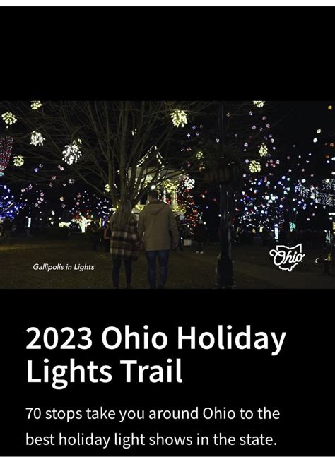 Ohio Festivals - Looking for Christmas Lights all over the... | Ohio festivals, Christmas lights ...