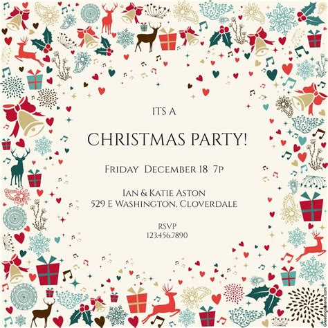 13 Free Christmas Party Invitations That You Can Print