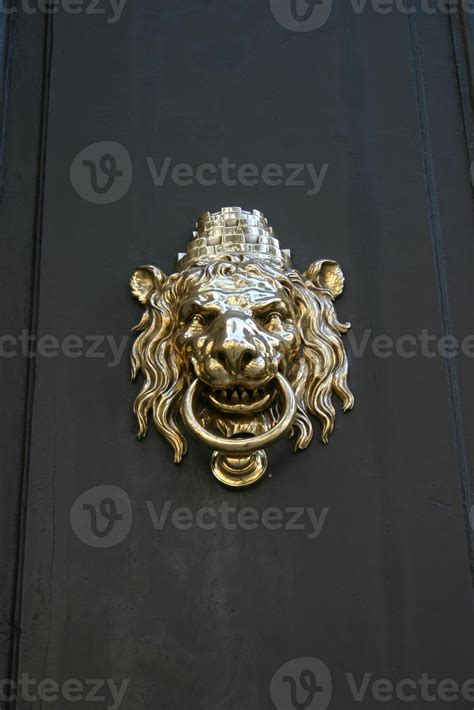 Lion Door Knocker 843568 Stock Photo at Vecteezy