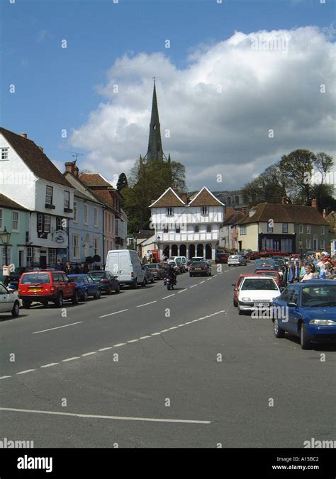 Thaxted High Street Essex England Stock Photo - Alamy