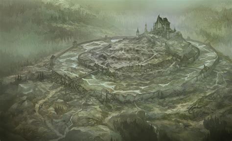 Dol Guldur Map for Heart of the Wild by JonHodgson on DeviantArt