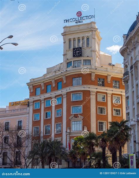 NH Hotel in Madrid City Center Editorial Photography - Image of palace, destination: 120115937