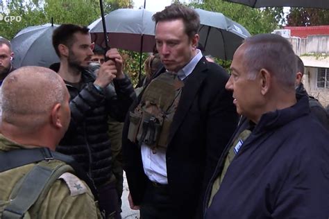 Israeli Prime Minister shows Elon Musk around the Kibbutz – Middle East ...