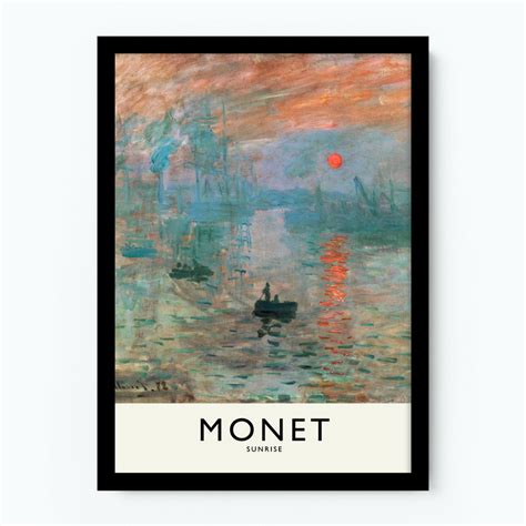 Monet – Sunrise Poster – Law & Moore