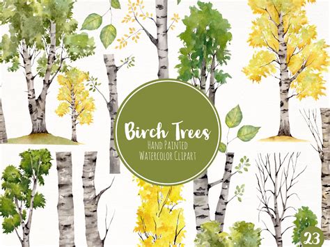 Birch Trees Clip Art