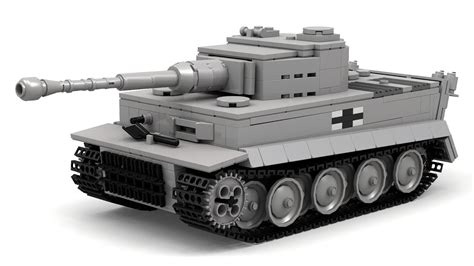 Lego WWII German Tiger I (Updated) Instructions with Parts List - YouTube