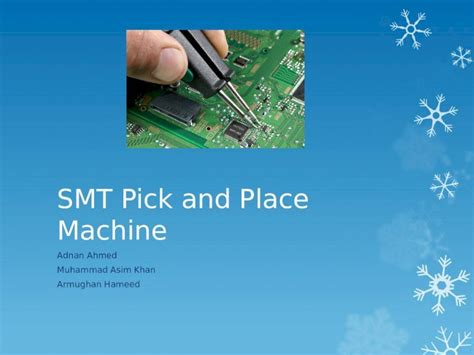 (PPTX) SMT Pick and Place Machine - DOKUMEN.TIPS