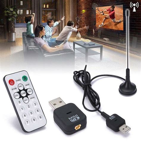 TV Stick Mini USB DVB-T USB 2.0 Display Dongle Stick Digital HDTV TV Tuner Receiver - Digital Zakka