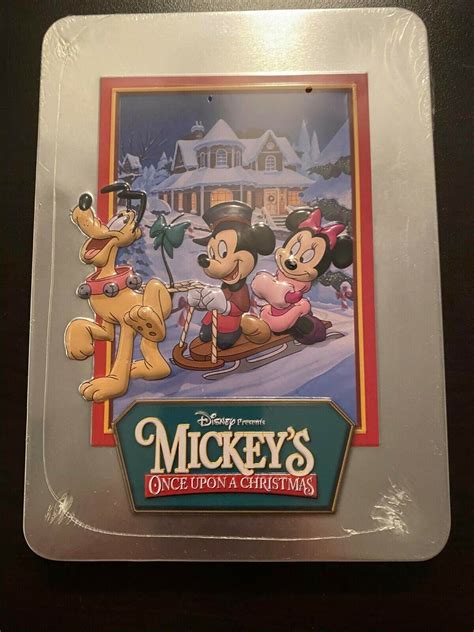 Mickey's Once Upon a Christmas Disney DVD in a Collectible Tin NEW ...