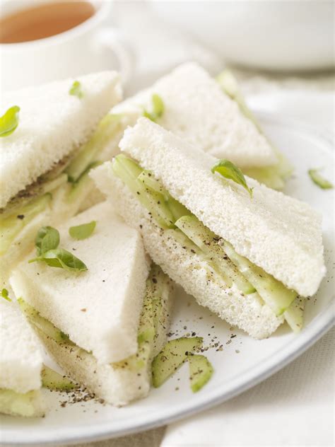 Cucumber Cream Cheese Tea Sandwiches Recipe