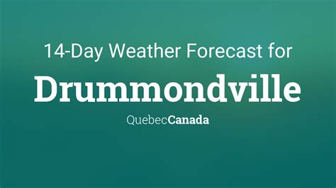 Drummondville, Quebec, Canada 14 day weather forecast