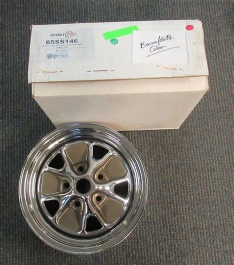 1965-66 Mustang NEW 14x6 Chrome Styled Steel Wheel - 2nd | eBay