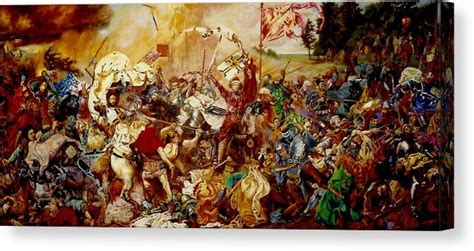 Battle of Grunwald Canvas Print / Canvas Art by Henryk Gorecki | Painting, Canvas prints ...