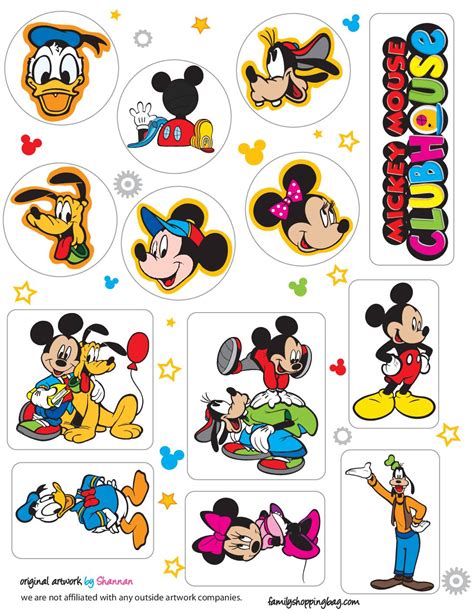 Printable Mickey Stickers