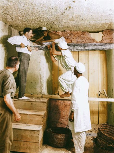 The Discovery of Tutankhamun in Rare Color Pictures, 1922 - Rare ...