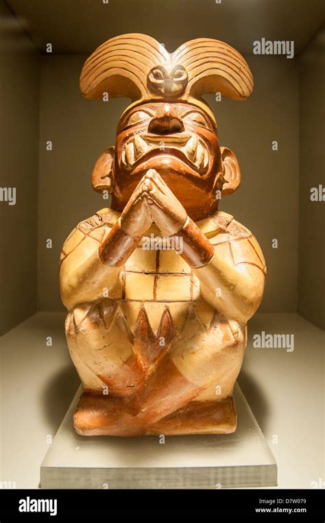 Pre-Columbian artifacts and art in the Larco Museum, Lima, Peru, South America Stock Photo - Alamy