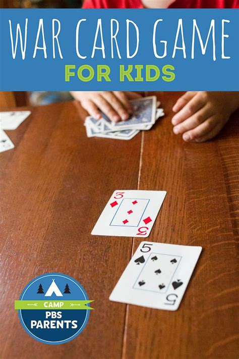 How to play a war card game for kids (with variations for younger/older) Math Card Games, Family ...