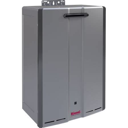 Rinnai RU199eN Silver Sensei 11 GPM 199000 BTU 120 Volt Residential Natural Gas Tankless Water ...