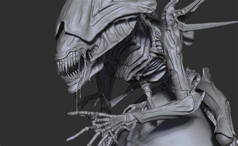 Aliens - Xenomorph Queen fanart - ZBrushCentral