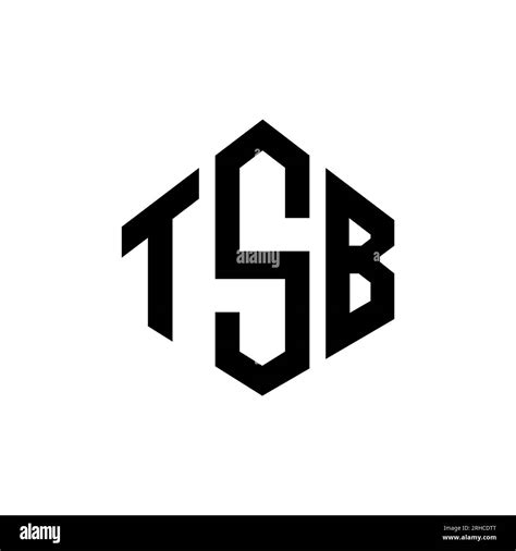 TSB letter logo design with polygon shape. TSB polygon and cube shape logo design. TSB hexagon ...