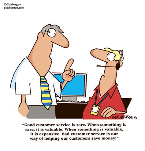 Customer Service / Call Center - Glasbergen Cartoon Service