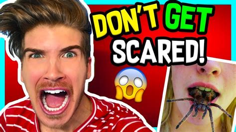 TRY NOT TO GET SCARED CHALLENGE! - YouTube