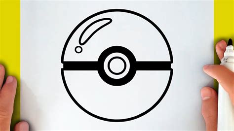 HOW TO DRAW A POKEBALL - YouTube