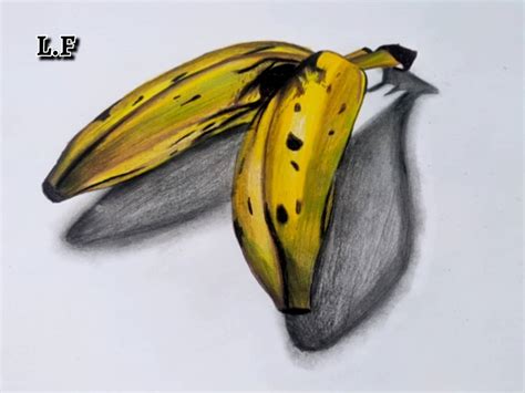 Banana Realistic Drawing by luisfernando26 on DeviantArt