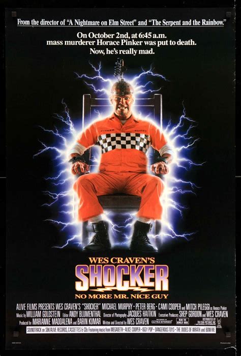 Shocker (1989) Original One Sheet Movie Poster - 27" x 40" - Original ...