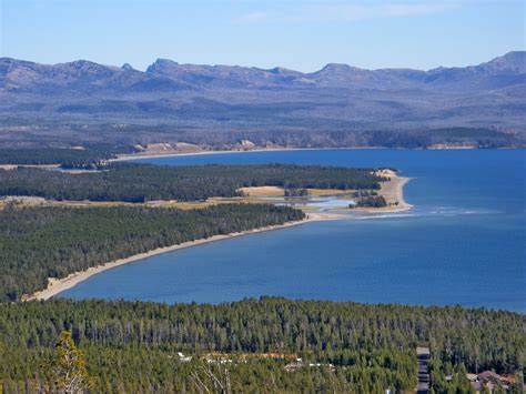 North edge of Yellowstone Lake: Elephant Back Mountain Trail, Yellowstone National Park, Wyoming