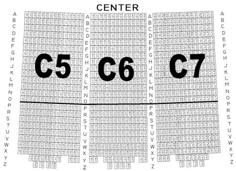 Seating Chart - The Muny