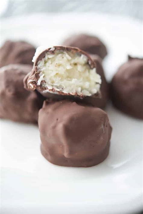 Dark Chocolate Coconut Truffles | Carrie’s Experimental Kitchen