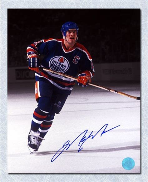 Mark Messier Edmonton Oilers Autographed Captain Spotlight 16×20 Photo | DGL Sports - Vancouver ...