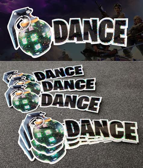 #Fortnite Metallic Boogie Bomb Dance Sticker | Fortnite, Edgy memes ...