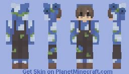 moobloom - blue Minecraft Skin